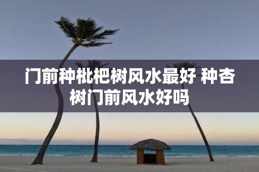 门前种枇杷树风水最好 种杏树门前风水好吗