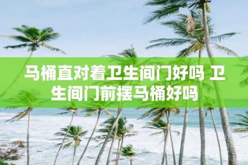 马桶直对着卫生间门好吗 卫生间门前摆马桶好吗