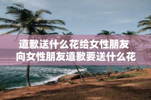 道歉送什么花给女性朋友 向女性朋友道歉要送什么花
