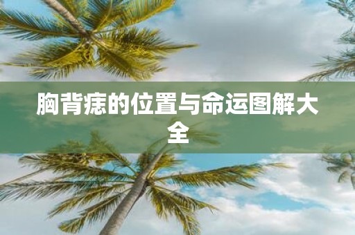 胸背痣的位置与命运图解大全