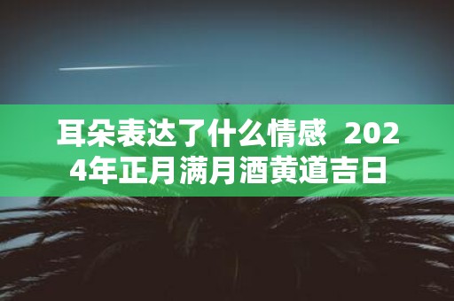 耳朵表达了什么情感 2025年正月满月酒黄道吉日