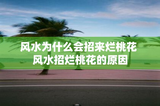 风水为什么会招来烂桃花 风水招烂桃花的原因