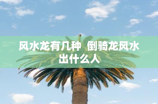 风水龙有几种 倒骑龙风水出什么人