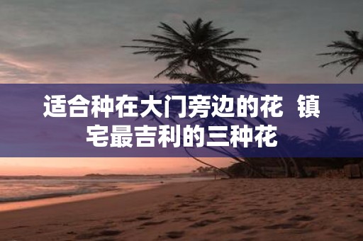 适合种在大门旁边的花 镇宅最吉利的三种花