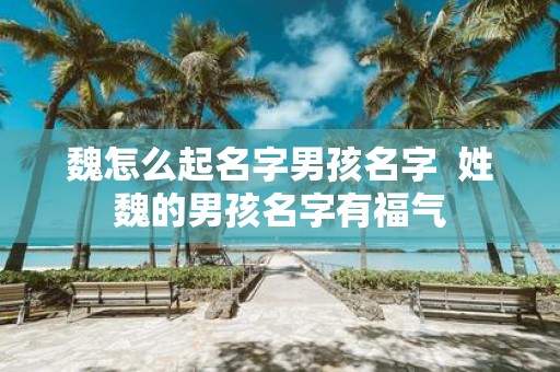 魏怎么起名字男孩名字 姓魏的男孩名字有福气