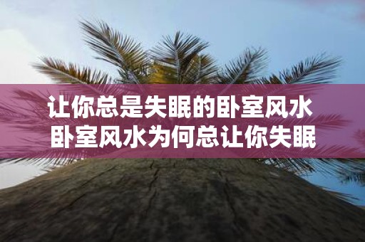 让你总是失眠的卧室风水 卧室风水为何总让你失眠