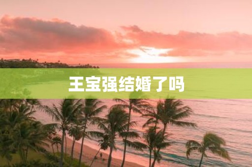 王宝强结婚了吗