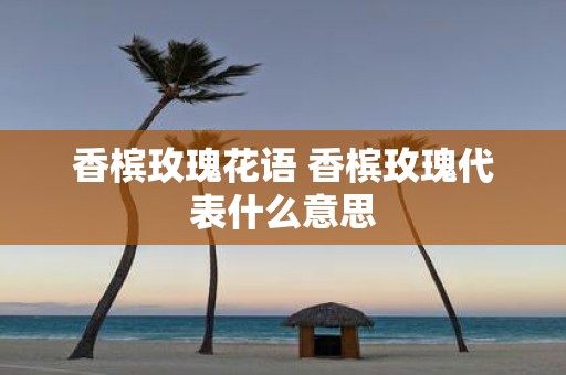 香槟玫瑰花语 香槟玫瑰代表什么意思