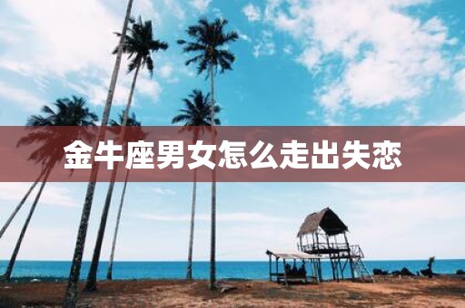 金牛座男女怎么走出失恋