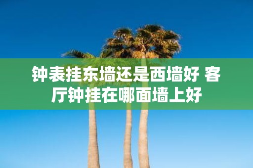 钟表挂东墙还是西墙好 客厅钟挂在哪面墙上好