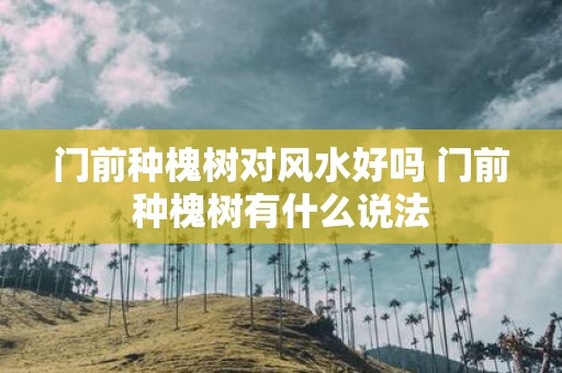 门前种槐树对风水好吗 门前种槐树有什么说法