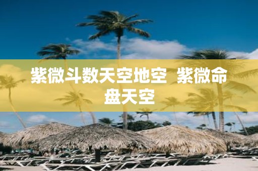 紫微斗数天空地空 紫微命盘天空