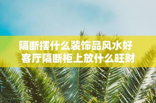 隔断摆什么装饰品风水好 客厅隔断柜上放什么旺财