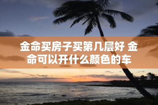金命买房子买第几层好 金命可以开什么颜色的车