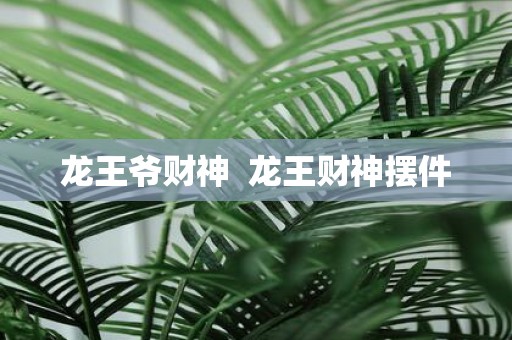 龙王爷财神 龙王财神摆件