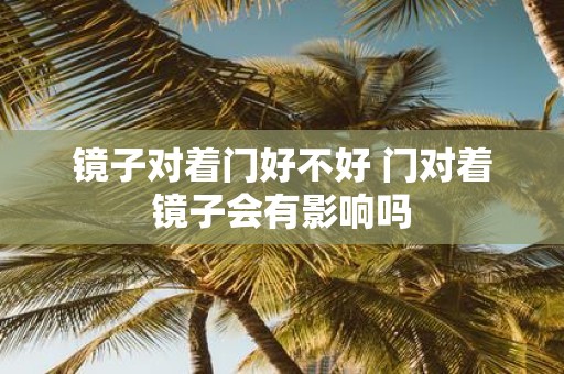 镜子对着门好不好 门对着镜子会有影响吗