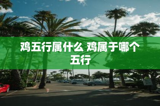 鸡五行属什么 鸡属于哪个五行