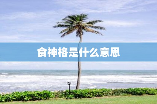 食神格是什么意思