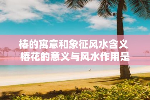 椿的寓意和象征风水含义 椿花的意义与风水作用是