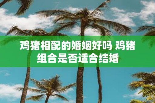 鸡猪相配的婚姻好吗 鸡猪组合是否适合结婚