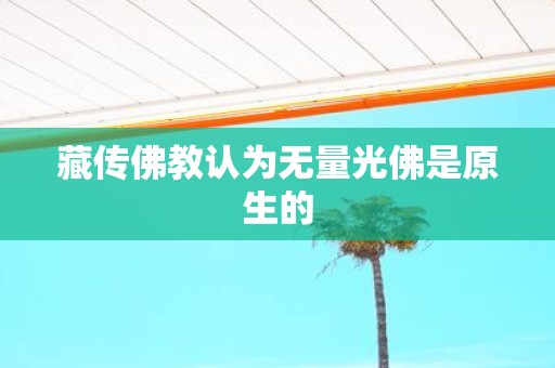 藏传佛教认为无量光佛是原生的