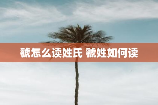 虢怎么读姓氏 虢姓如何读