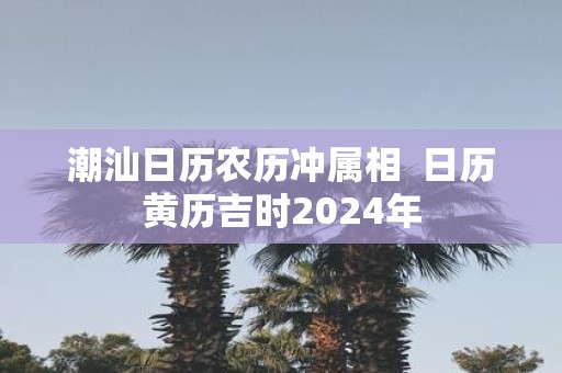 潮汕日历农历冲属相 日历黄历吉时2025年