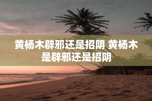 黄杨木辟邪还是招阴 黄杨木是辟邪还是招阴