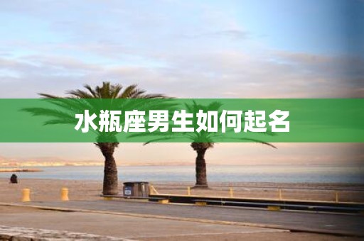 水瓶座男生如何起名
