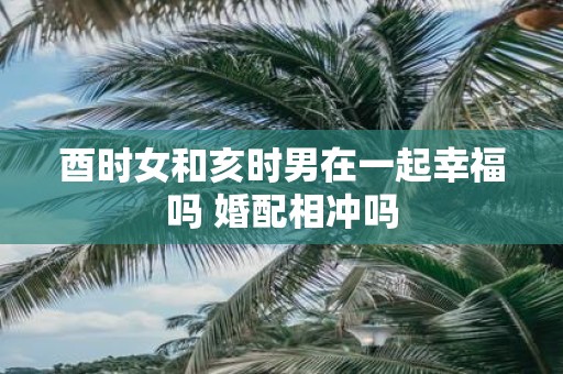 酉时女和亥时男在一起幸福吗 婚配相冲吗
