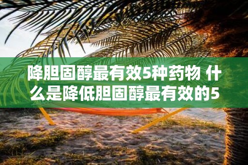 降胆固醇最有效5种药物 什么是降低胆固醇最有效的5种药物