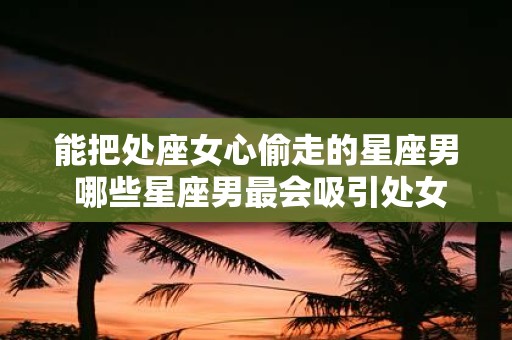 能把处座女心偷走的星座男 哪些星座男最会吸引处女座女心