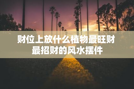 财位上放什么植物最旺财 最招财的风水摆件