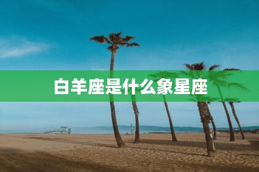 白羊座是什么象星座