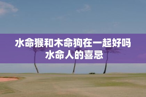 水命猴和木命狗在一起好吗 水命人的喜忌