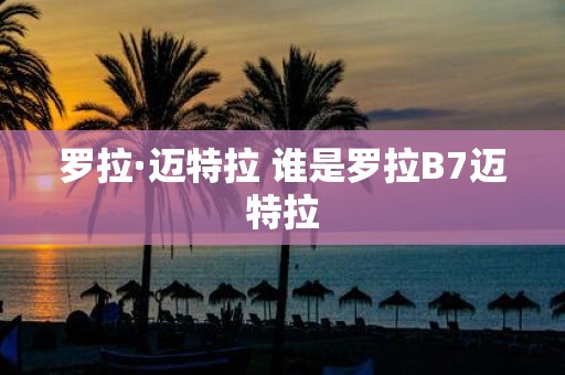 罗拉·迈特拉 谁是罗拉B7迈特拉