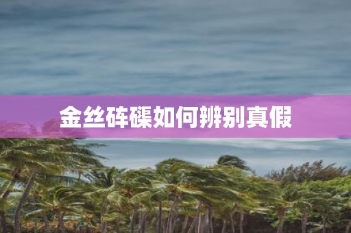 金丝砗磲如何辨别真假