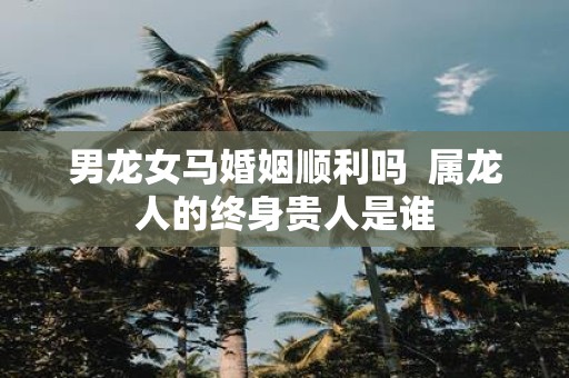 男龙女马婚姻顺利吗 属龙人的终身贵人是谁
