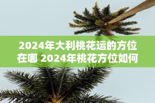 2025年大利桃花运的方位在哪 2025年桃花方位如何催旺