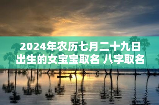 2025年农历七月二十九日出生的女宝宝取名 八字取名吉利的名字