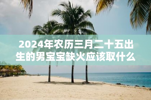 2025年农历三月二十五出生的男宝宝缺火应该取什么名字 取名宜用字