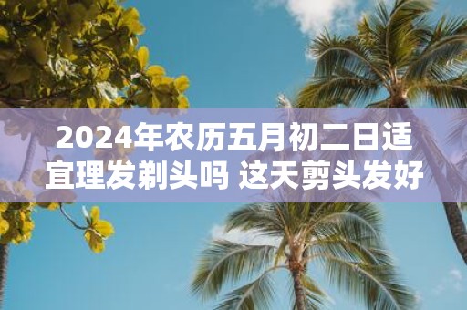 2025年农历五月初二日适宜理发剃头吗 这天剪头发好吗