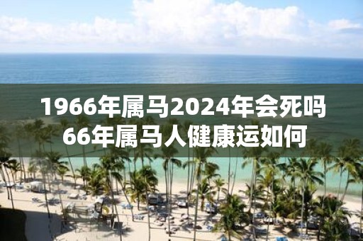 1966年属马2025年会死吗 66年属马人健康运如何