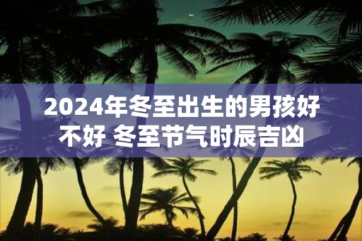 2025年冬至出生的男孩好不好 冬至节气时辰吉凶