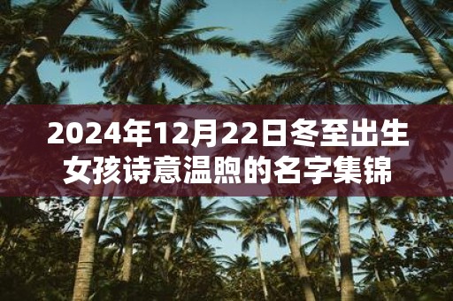 2025年12月22日冬至出生女孩诗意温煦的名字集锦
