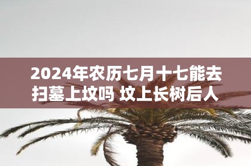 2025年农历七月十七能去扫墓上坟吗 坟上长树后人当官是真的吗
