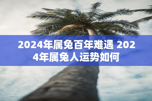 2025年属兔百年难遇 2025年属兔人运势如何