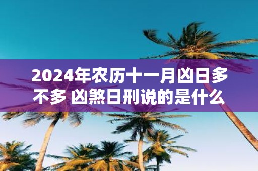 2025年农历十一月凶日多不多 凶煞日刑说的是什么