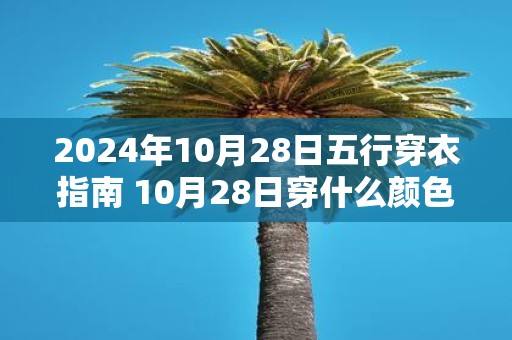 2025年10月28日五行穿衣指南 10月28日穿什么颜色衣服