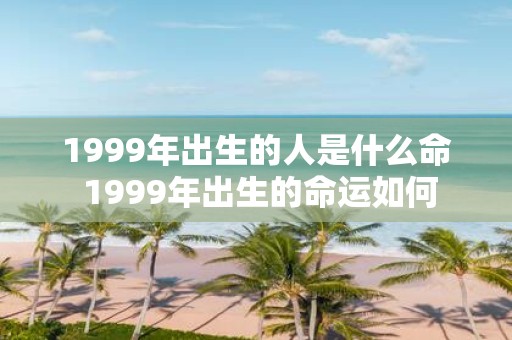 1999年出生的人是什么命 1999年出生的命运如何